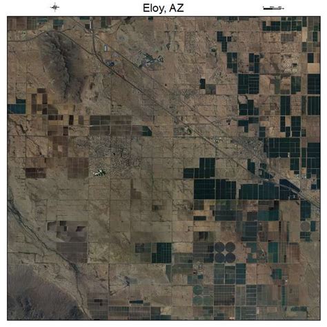 Aerial Photography Map of Eloy, AZ Arizona