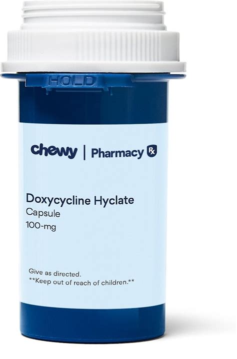 Doxycycline Hyclate (Generic) Capsules, 100-mg, 1 capsule - Chewy.com