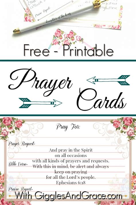 Prayer Request Cards Printable - Printable Card Free