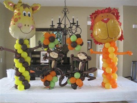 Jungle animal balloons. Www.bogeysbouncers.com | Balloons, Boys birthday balloon ideas, Craft room