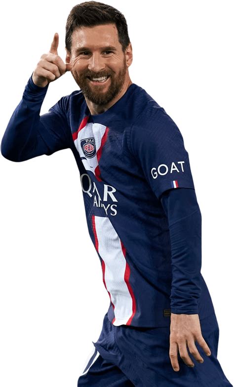 Lionel Messi Paris Saint-Germain football render - FootyRenders