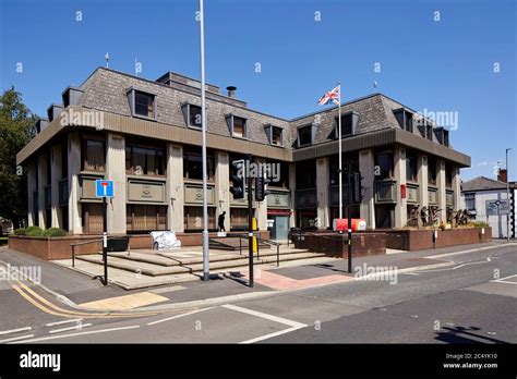 Chorley town centre in lancashire Civic Offices, Union Street Chorley Council offices Stock ...