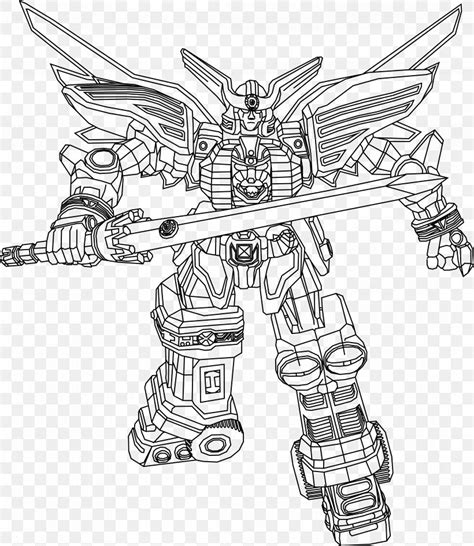 Power Rangers Drawing Zord Line Art Sketch, PNG, 4362x5030px, Power ...