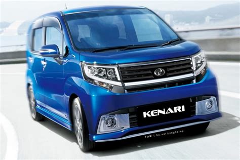 Next-generation Perodua Kenari - exterior and interior rendered, based ...