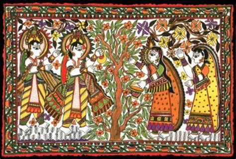 The Main Characteristics of Madhubani Paintings: An Indian Folk Art - HubPages