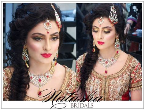 Ayeza Khan on her baraat // Amazing makeup by Natasha Salon ...