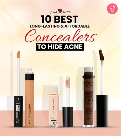 10 Best Drugstore Concealers To Cover Acne And Blemishes