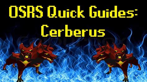 Osrs cerberus strategy