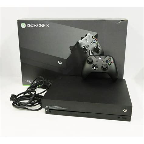 Refurbished Microsoft Xbox One X 1787 1TB Black Console with Controller - Walmart.com - Walmart.com