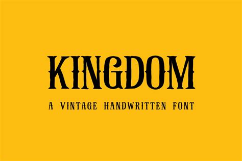 Kingdom | Serif Fonts ~ Creative Market