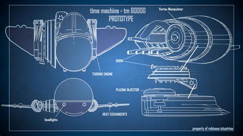 Time machine blueprint by lino2006 on DeviantArt