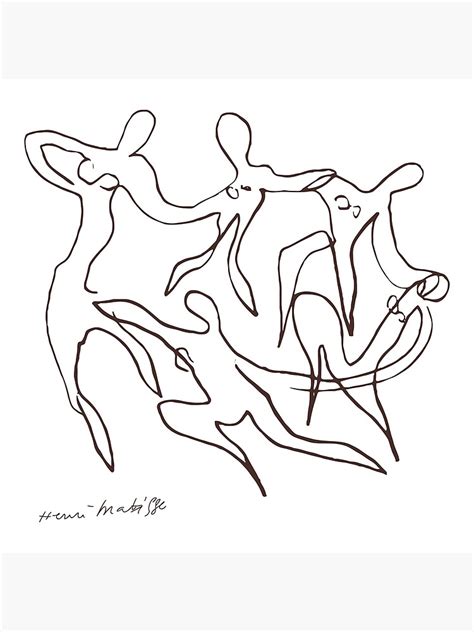 "Henri Matisse -The Dance - Sketch Reproduction" Art Print by ...