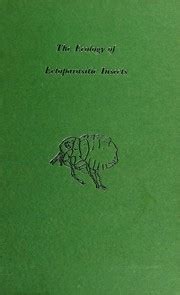 The ecology of ectoparasitic insects by Adrian G. Marshall | Open Library