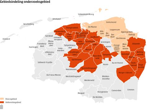 Aardbevingsgebied Groningen Kaart - Duitsland Kaart