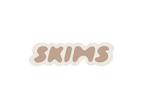 STL file SKIMS LOGO 🎭・3D printer design to download・Cults