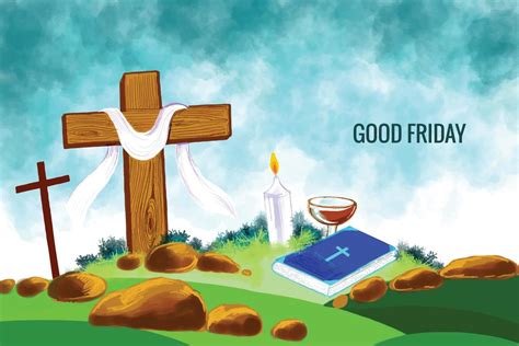 Good friday banner and poster christian holiday background 21598091 ...