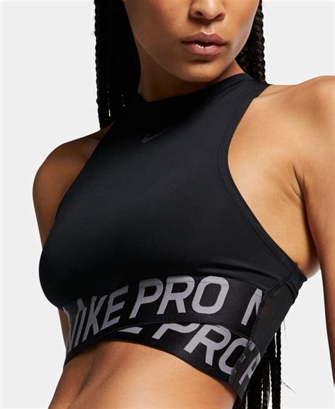 Buy > nike pro cropped tank top > in stock