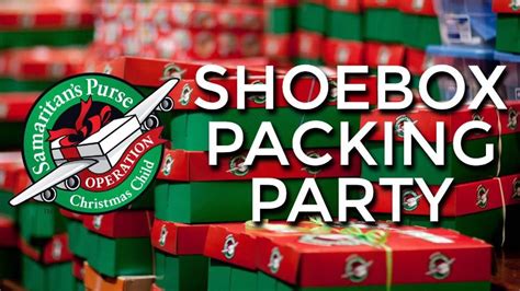 Operation Christmas Child Shoebox Packing Party | Guiding Light Baptist Church, Barrington, NS ...