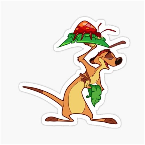 "timon hakuna matata" Sticker for Sale by MrAlpha26 | Redbubble