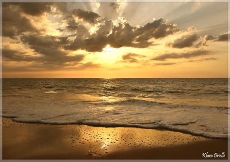 Golden sunset by KlaraDrielle on DeviantArt