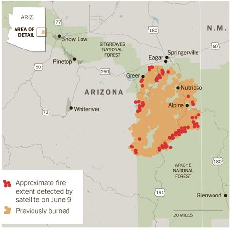 Arizona Wildfires - Graphic - NYTimes.com