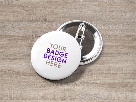 Free Realistic Pin Button Badge Mockup PSD - Designbolts