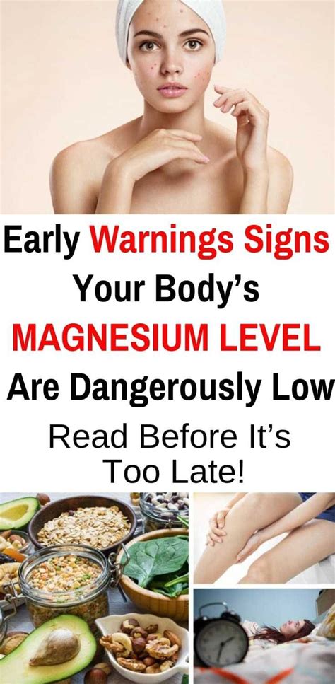 Early Warnings Signs Your Body’s Magnesium Levels Are Dangerously Low ...