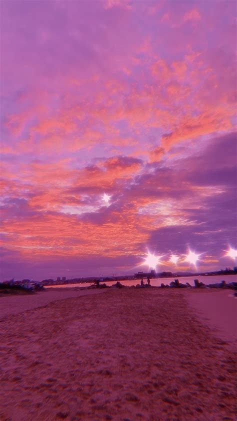 Aesthetic beach pink photo | Sunset wallpaper, Summer wallpaper, Beach ...