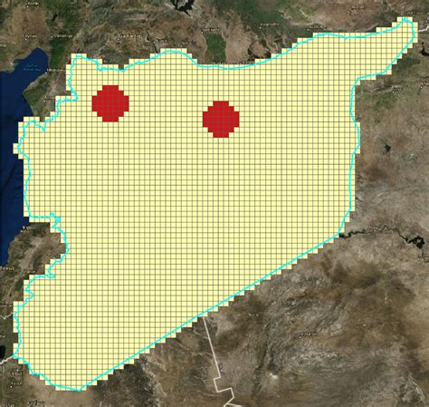 arcgis desktop - Understanding why hotspots from Getis-Ord Gi* are perfect circles? - Geographic ...