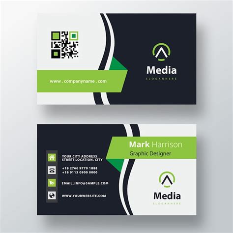 Simple PSD Business Card Template: Free Download | IMGPANDA - A Free ...