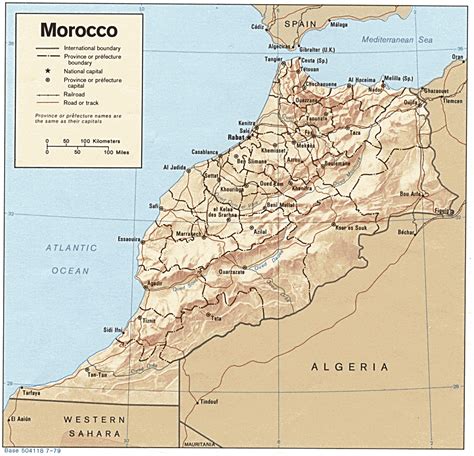 Morocco map, travel information, tourism & geography