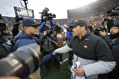 Jim Harbaugh discusses 'professional' relationship with Ryan Day