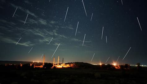 Premium AI Image | Israel's iron dome system intercepts rockets on a ...