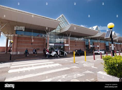 Jersey Airport Departures The Channel Islands Stock Photo - Alamy