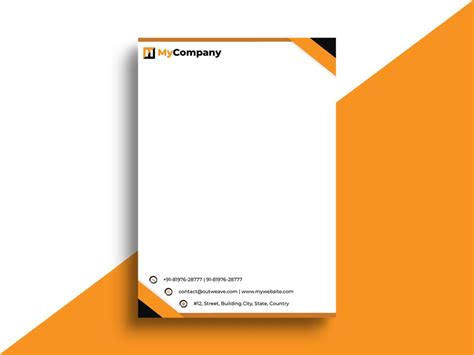 Customizable & Printable Letterhead Design – DLHP18 - Outweave.com