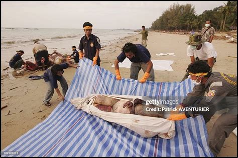 Aftermath Of The Tsunami That Hit The Khao Lak Bay, Thailand. On... Nachrichtenfoto - Getty Images