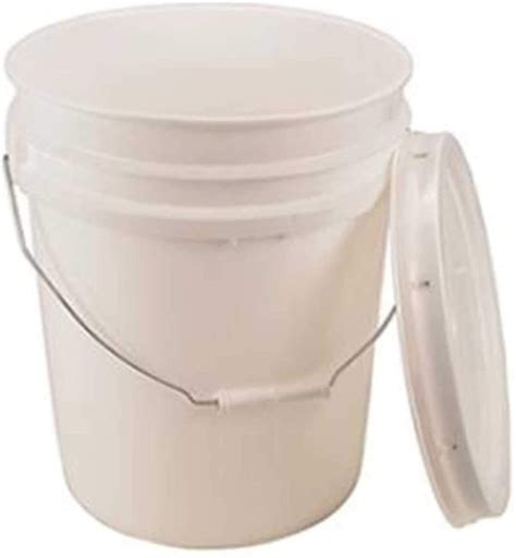 Buy 5 Gallon Bucket with Lid - Food Grade Buckets - White Online at Lowest Price in India. 547325417