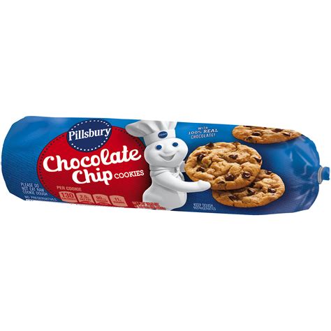 Pillsbury Chocolate Chip Cookies 16.5 OZ CHUB - Food & Grocery - Frozen ...