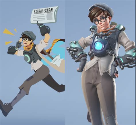 What is the story behind this new Tracer skin : r/Overwatch