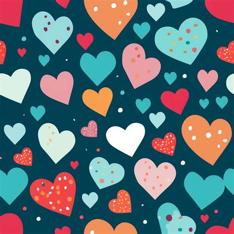 Seamless Valentine Heart Pattern Free Stock Photo - Public Domain Pictures