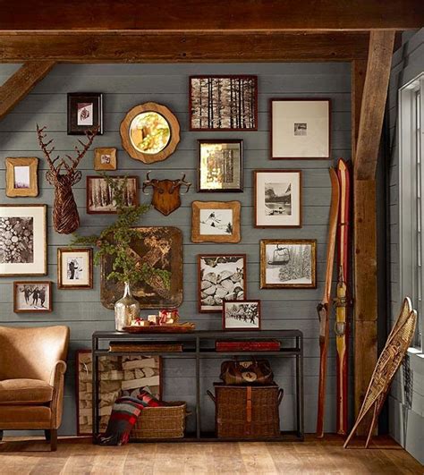 Gallery Wall Ideas Daigle's Digs Chalet Chic, Ski Chalet, Ski Lodge Style, House Interior ...