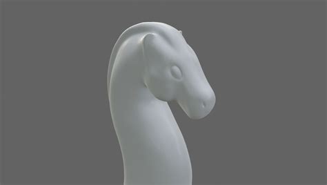 ArtStation - Horse Chess Game Piece - 3D model and STL Printable ...