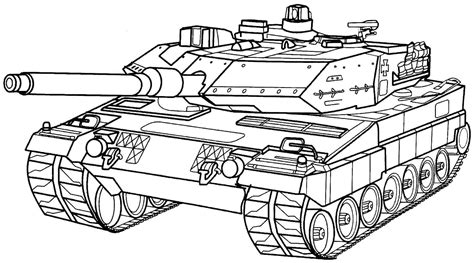 Tank Coloring Pages - Free Printable Coloring Pages for Kids