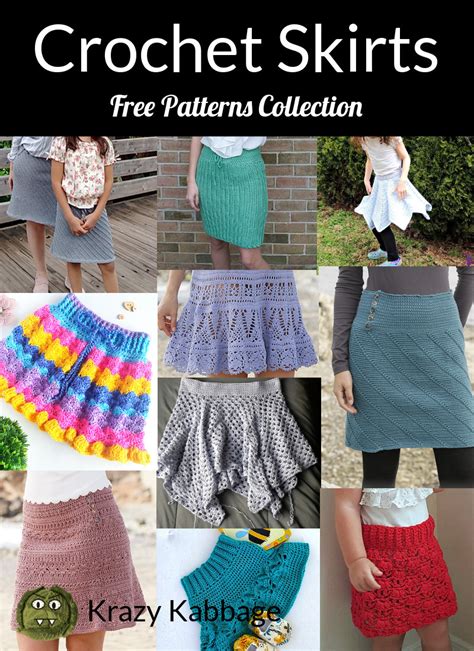 Crochet Skirt Free Patterns Collection – Krazy Kabbage