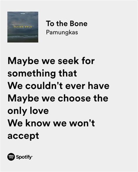 To The Bone // Pamungkas | Lagu, Lirik