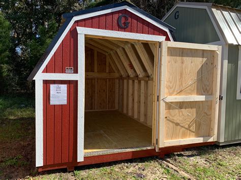 Storage Sheds for Sale in Charleston SC | 8x12 Barn Red Paint | Utility ...