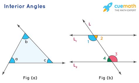 Interior Angles - Definition, Meaning, Theorem, Examples