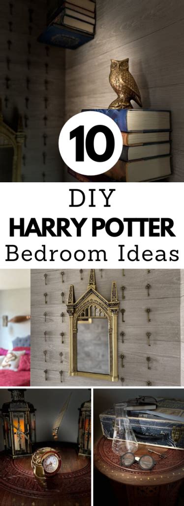 10 Ideas to Create Your Own DIY Harry Potter Decor Bedroom - Classy Mommy