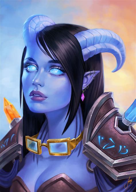 Draenei girl: World of Warcraft | Warcraft art, World of warcraft ...