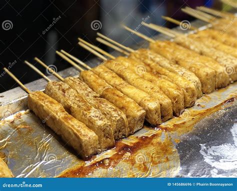 Smelly Fermented Tofu with Sauce Stock Photo - Image of market, stinky ...